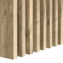 Lamele MDF Ażurowe 22x90 - Dąb wotan - 10 sztuk (Klemp)