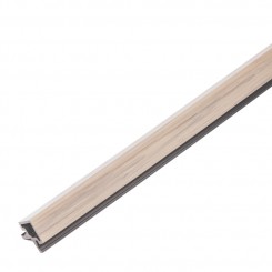Premium composiet hoeklamellenstrip - 2,9 m lang - Ecru (Klemp)
