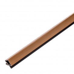 Premium Eck-Leiste aus Verbundmaterial - 2,9 m lang - Teak (Klemp)