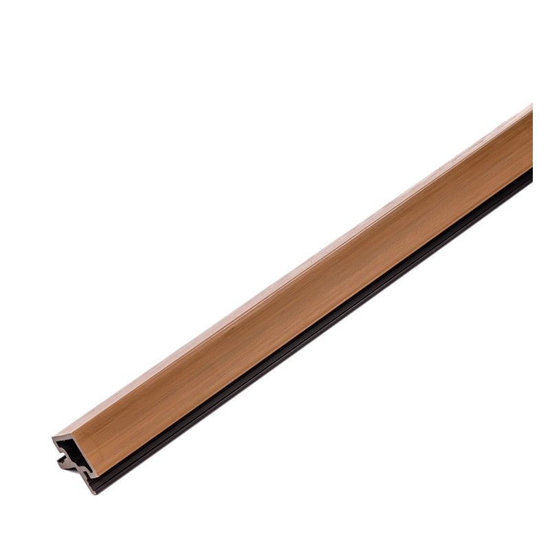 Bande d'angle lamellaire composite premium - 2,9m de long - Teck (Klemp) - Panneaux de façade composites Bande d'angle lamellaire composite premium - 2,9m de long - Teck (Klemp) - Panneaux de façade composites