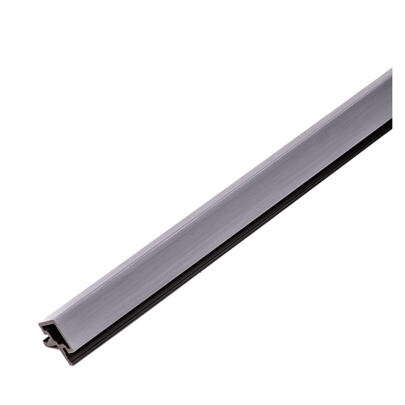 Premium Composite Corner Lamella Strip - 2.9m long - Gray (Klemp) - Composite slatted cladding Premium Composite Corner Lamella Strip - 2.9m long - Gray (Klemp) - Composite slatted cladding