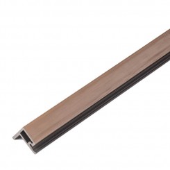 F-Typ Verbund-Lamellenleiste - Teak (Klemp)