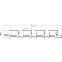 Planche de bardage à lamelles premium - 219x26 mm - Gris (Klemp) Planche de bardage à lamelles premium - 219x26 mm - Gris (Klemp)
