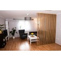 Freistehende Lamellenwand - Wotan Eiche - 22x70 (Klemp) Freistehende Lamellenwand - Wotan Eiche - 22x70 (Klemp)
