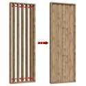 Rotating panel - 22x90 - Natural oak (Klemp) Rotating panel - 22x90 - Natural oak (Klemp)