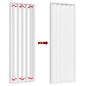 Lamele obrotowe - 22x90 - Biały mat (Klemp) Lamele obrotowe - 22x90 - Biały mat (Klemp)