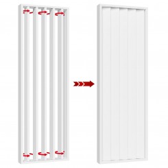 Rotating panel - 22x90 - White mat (Klemp)