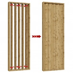 Lamele obrotowe - 22x90 - Dąb wotan (Klemp)