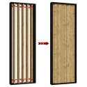 Drehbare lamellen - 22x90 - Wotan Eiche (Klemp) Drehbare lamellen - 22x90 - Wotan Eiche (Klemp)