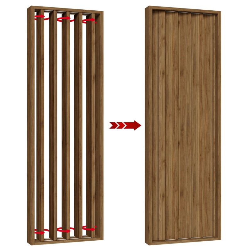 Drehbare lamellen - 22x90 - Nussbaum (Klemp) - Drehbare Lamellen Drehbare lamellen - 22x90 - Nussbaum (Klemp) - Drehbare Lamellen