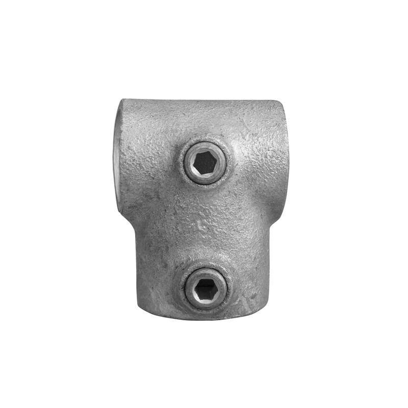 Conexión en T corta reductora Typ 2VED, 48,3 mm - 42,4 mm, Galvanizado (Klemp) - Abrazaderas de tubo redondas Conexión en T corta reductora Typ 2VED, 48,3 mm - 42,4 mm, Galvanizado (Klemp) - Abrazaderas de tubo redondas