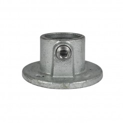 Flangia, rotonda Typ 10C, 33,7 mm , Zincato (Klemp)