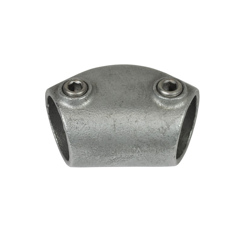 Variable Elbow 15° - 60°Typ 124E, 48,3 mm, Galvanized (Klemp) - Round Tubefittings Variable Elbow 15° - 60°Typ 124E, 48,3 mm, Galvanized (Klemp) - Round Tubefittings