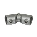 Verstelbaar Kniestuk Typ 125C, 33,7 mm , Thermisch verzinkt (Klemp) Verstelbaar Kniestuk Typ 125C, 33,7 mm , Thermisch verzinkt (Klemp)