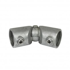 Pieza de codo ajustable Typ 125C, 33,7 mm , Galvanizado (Klemp)