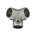 Esquina superior de tres vías 90º Typ 18E, 48,3 mm, Galvanizado (Klemp) Esquina superior de tres vías 90º Typ 18E, 48,3 mm, Galvanizado (Klemp)