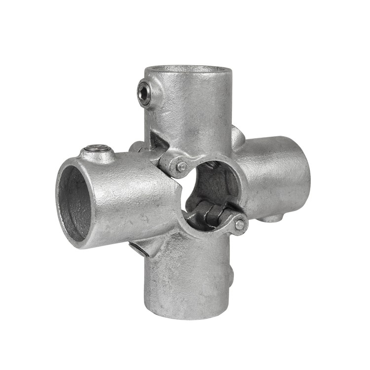 Croix complémentaire à quatre prises Typ 26OE, 48,3 mm, Galvanisé