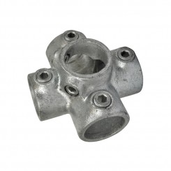 4-weg kruisstuk Typ 26A, 21,3 mm, Thermisch verzinkt (Klemp)