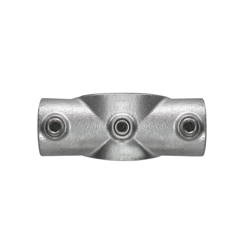 Rohrverbinder Kreuzstück In 1 Ebene Für Gefälle 0° - 11° - Typ 22SC - 33,7 mm (Klemp) - Runde Rohrverbinder Verzinkt Rohrverbinder Kreuzstück In 1 Ebene Für Gefälle 0° - 11° - Typ 22SC - 33,7 mm (Klemp) - Runde Rohrverbinder Verzinkt