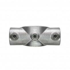 Two Socket Slope Cross - 0°-11°Typ 22SE, 48,3 mm, Galvanized (Klemp)