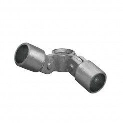 Eslabón giratorio de esquina 90º Typ 48B, 26,9 mm, Galvanizado (Klemp)