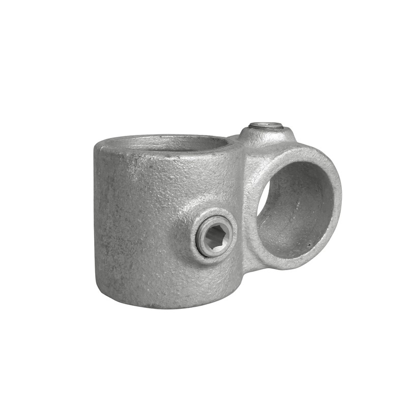 Reducing Crossover 90°Typ 28VDC, 42,4 mm - 33,7 mm, Galvanized (Klemp) - Round Tubefittings