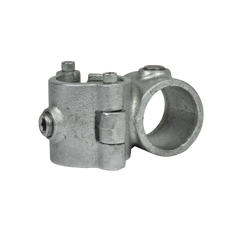 Add-on Crossover 90°Typ 28OE, 48,3 mm, Galvanized (Klemp) - Round Tubefittings Add-on Crossover 90°Typ 28OE, 48,3 mm, Galvanized (Klemp) - Round Tubefittings