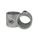 Crossover 90°Typ 28C, 33,7 mm , Galvanized (Klemp) Crossover 90°Typ 28C, 33,7 mm , Galvanized (Klemp)