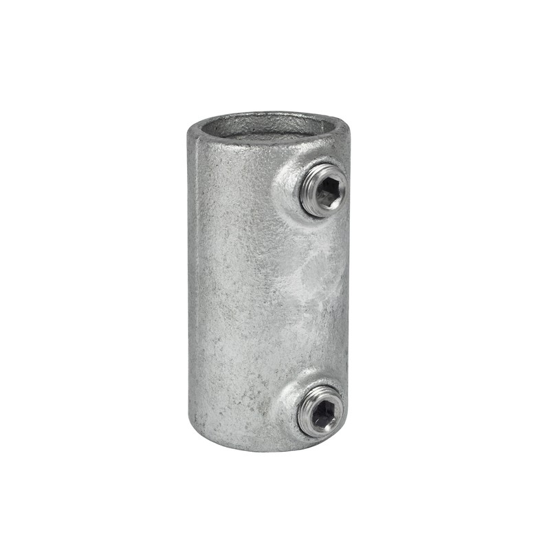 Giunto dritto Typ 8B, 26,9 mm, Zincato (Klemp) - Raccordi per tubi tondi Giunto dritto Typ 8B, 26,9 mm, Zincato (Klemp) - Raccordi per tubi tondi