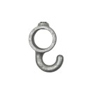 Haak gedraaid Typ 64C, 33,7 mm , Thermisch verzinkt (Klemp)