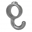 Gancho de abrigo Typ 64A, 21,3 mm, Galvanizado (Klemp)