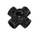 Rohrverbinder Kreuzstück Für Stützrohr - Typ 26B - 26,9 mm (Schwarz) (Klemp) Rohrverbinder Kreuzstück Für Stützrohr - Typ 26B - 26,9 mm (Schwarz) (Klemp)