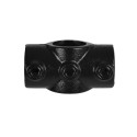 Rohrverbinder Kreuzstück Durchgehend - Typ 22D - 42,4 mm (Schwarz) (Klemp) Rohrverbinder Kreuzstück Durchgehend - Typ 22D - 42,4 mm (Schwarz) (Klemp)