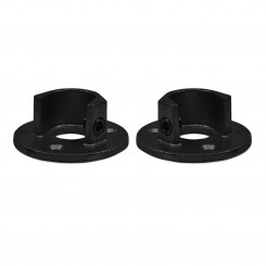 Bride ouverte ronde (SET) Typ 15B, 26,9 mm, Le noir (Klemp)