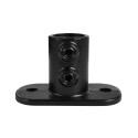 Podstawa słupka - stopa owalna Typ 12E, 48,3 mm, Czarny (Klemp) Podstawa słupka - stopa owalna Typ 12E, 48,3 mm, Czarny (Klemp)