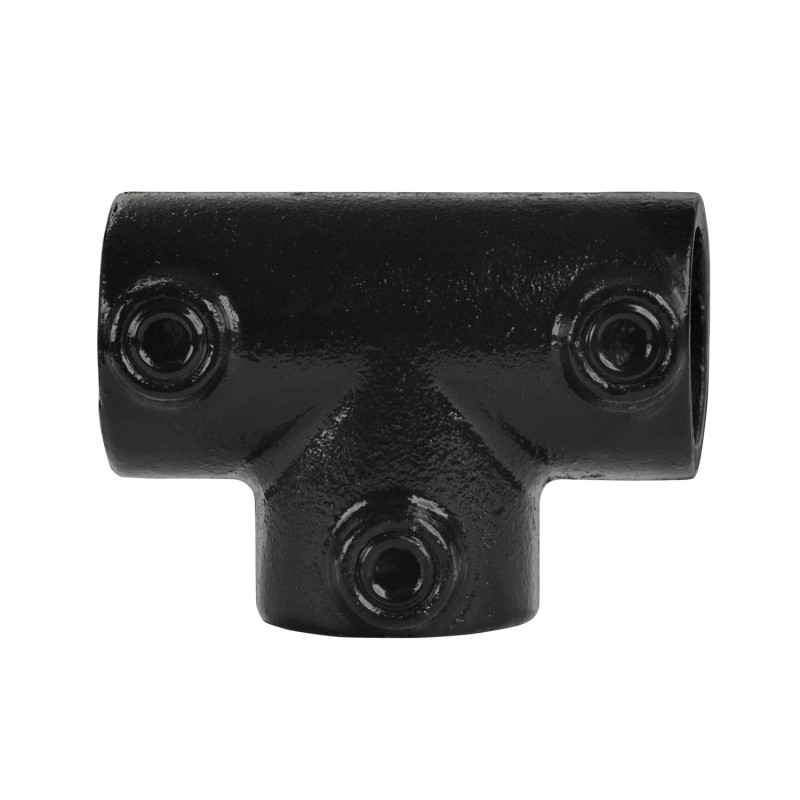 Long Tee Typ 4E, 48,3 mm, Black (Klemp) - Black Tubefittings Long Tee Typ 4E, 48,3 mm, Black (Klemp) - Black Tubefittings