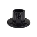 Rohrverbinder Fussplatte Rund - Typ 10A - 21,3 mm (Schwarz) (Klemp) Rohrverbinder Fussplatte Rund - Typ 10A - 21,3 mm (Schwarz) (Klemp)