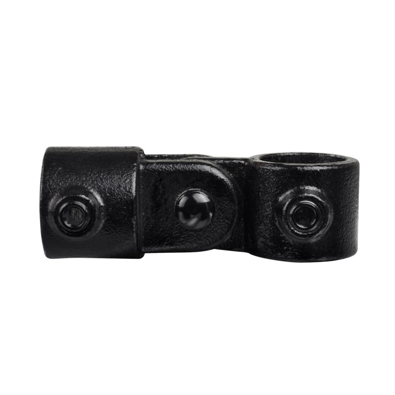 Enkel scharnierstuk Typ 44B, 26,9 mm, Zwart (Klemp) - Zwarte buiskoppelingen Enkel scharnierstuk Typ 44B, 26,9 mm, Zwart (Klemp) - Zwarte buiskoppelingen