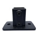 Łącznik ścienny Typ 12S, 40 mm, Czarny (Klemp) Łącznik ścienny Typ 12S, 40 mm, Czarny (Klemp)