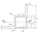 Rohrverbinder Ösenteil Mit Doppellasche 90° Typ 57S, 40 mm (Klemp) Rohrverbinder Ösenteil Mit Doppellasche 90° Typ 57S, 40 mm (Klemp)