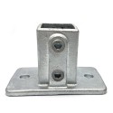 Pedana quadrata Typ 12S, 40 mm, Zincato (Klemp) Pedana quadrata Typ 12S, 40 mm, Zincato (Klemp)