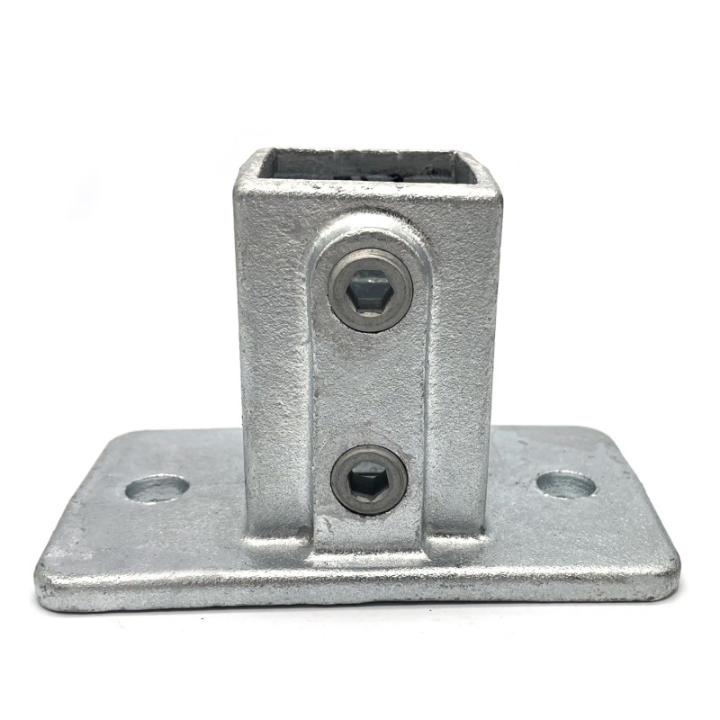 Pedana quadrata Typ 12S, 40 mm, Zincato (Klemp) - Raccordi per tubi in quadratura Pedana quadrata Typ 12S, 40 mm, Zincato (Klemp) - Raccordi per tubi in quadratura