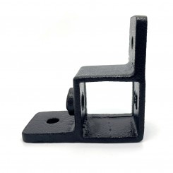 Oogdeel dubbele lip 90° Typ 57S-40, 40 mm, Zwart (Klemp)