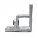 Plaque de collier lèvre double face 90° Typ 57S-25, 25 mm, Galvanisé (Klemp) Plaque de collier lèvre double face 90° Typ 57S-25, 25 mm, Galvanisé (Klemp)