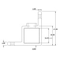 Ösenteil mit Doppellasche 90° Typ 57S-25, 25 mm (Klemp) Ösenteil mit Doppellasche 90° Typ 57S-25, 25 mm (Klemp)