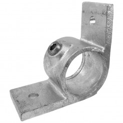 Piastra a collare doppio lato 90° Typ 57C, 33,7 mm, Zincato (Klemp)