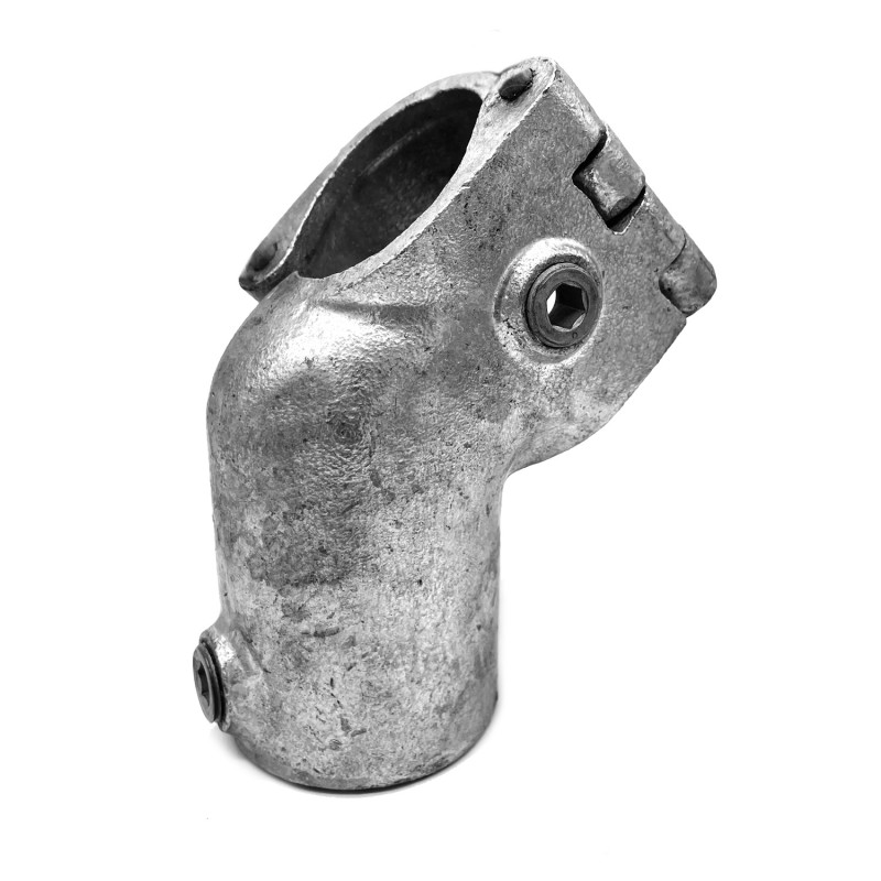 Tee corto apribile 45° Typ 3O, 48,3 mm (Klemp) - Abrazaderas de tubo redondas Tee corto apribile 45° Typ 3O, 48,3 mm (Klemp) - Abrazaderas de tubo redondas