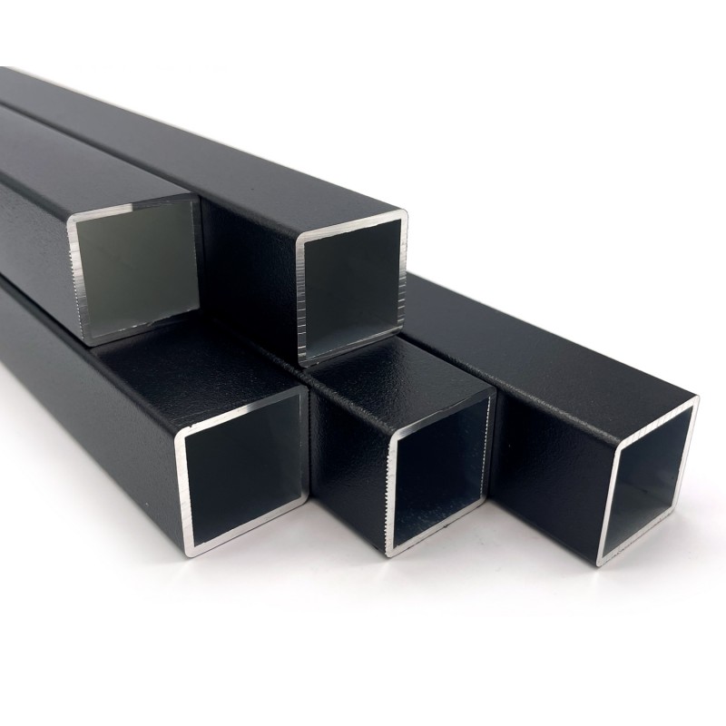 Sourcing Map Aluminium 6063 Tube Carré 40mm x 40mm x 1mm Argenté