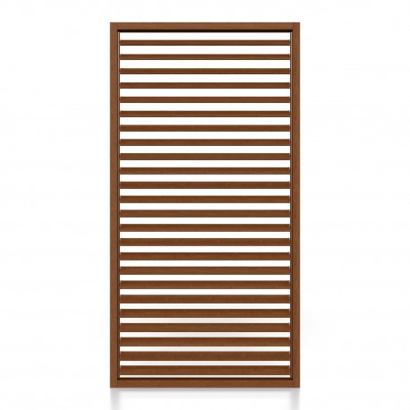 Paroi latérale pour pergola - Bois, Noyer (Klemp) Paroi latérale pour pergola - Bois, Noyer (Klemp)