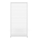 Parete laterale con lamelle per pergola - Legno, Bianco (Klemp) Parete laterale con lamelle per pergola - Legno, Bianco (Klemp)